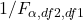 1 / F_{\alpha, d f 2, d f 1}