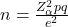 n=\frac{Z_\alpha^2 p q}{e^2}