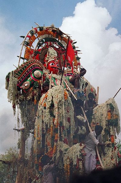 Image of Aravan God Image in the Koothandavar (Kuttantavaar) Festival by Contemporary Maker(s) of Koovagam, India