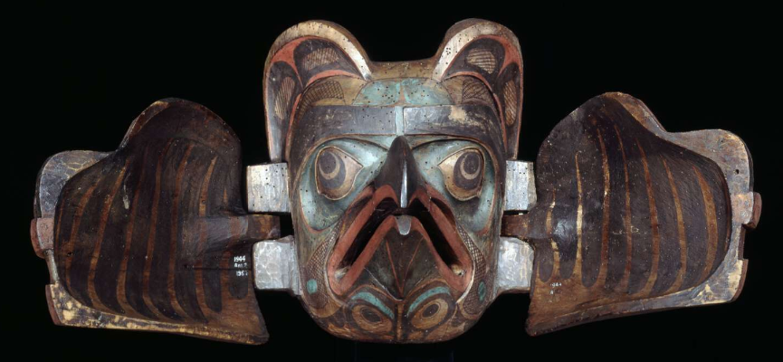 Image of Bear Transformation Mask by Northwest Coast Maker(s) near Vancouver, Canada