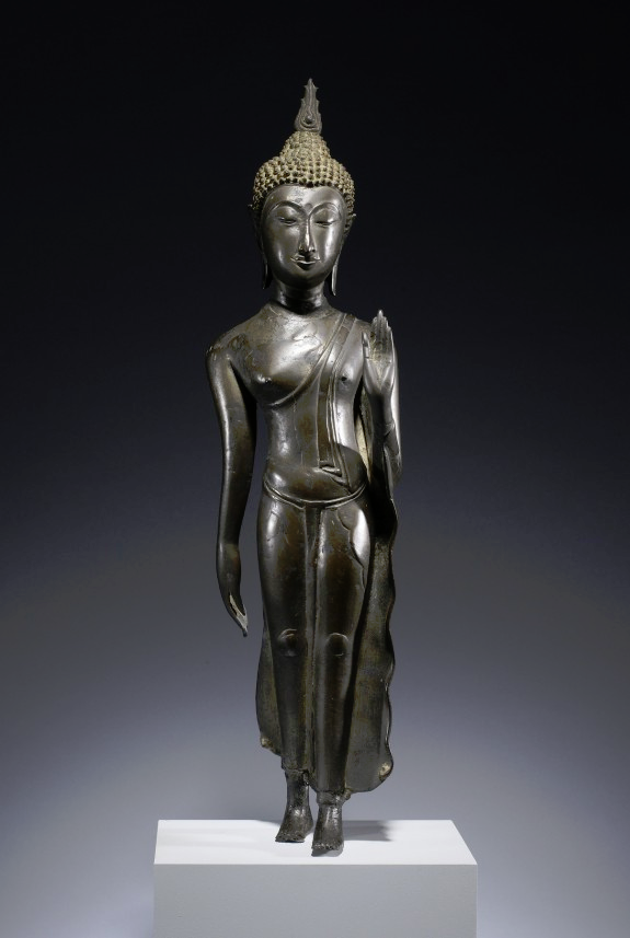 Image of Walking Buddha by Sukhothai Period Maker(s) of Thailand