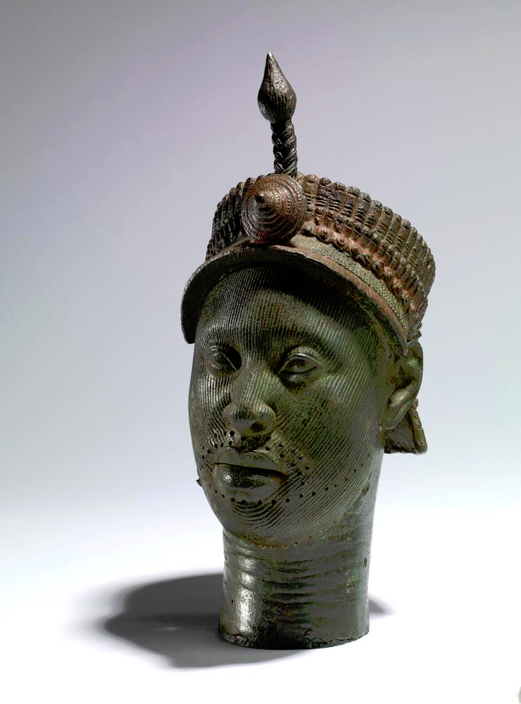 Image of Portrait of an Ife King with crown by Ife maker(s) of Nigeria