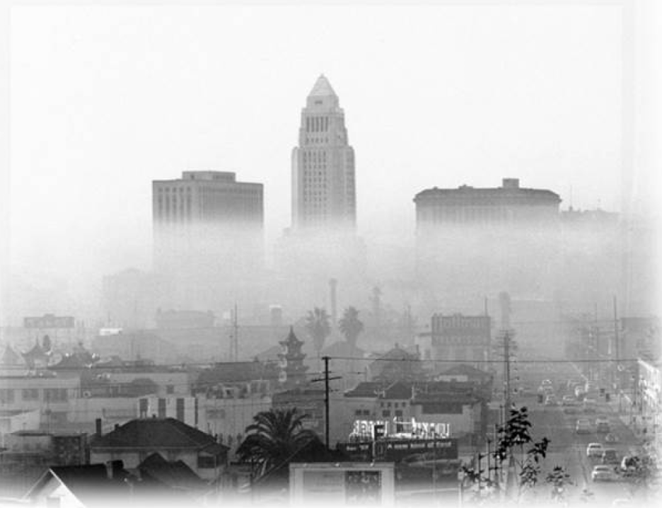 Los Angeles air quality in 1943 image