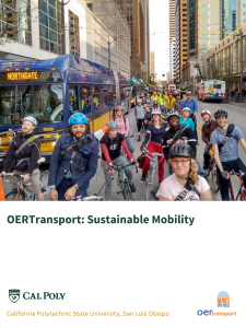 Sustainable Mobility book cover