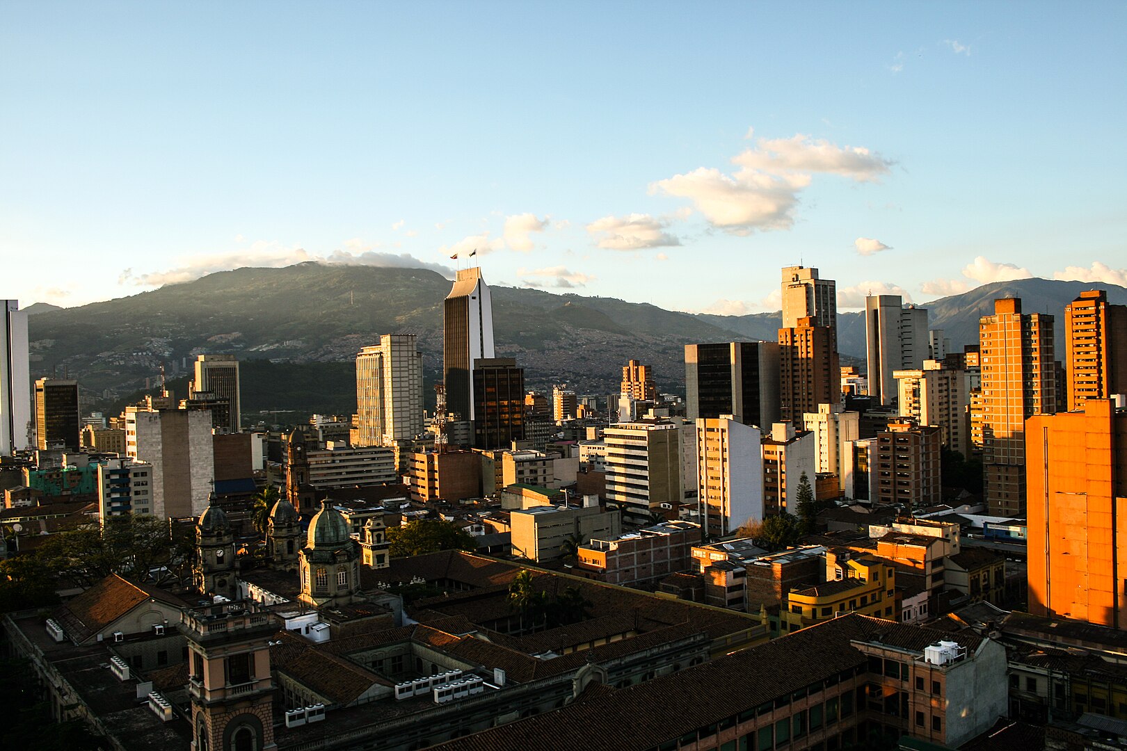 Photo of downtown Medellin, Colombia