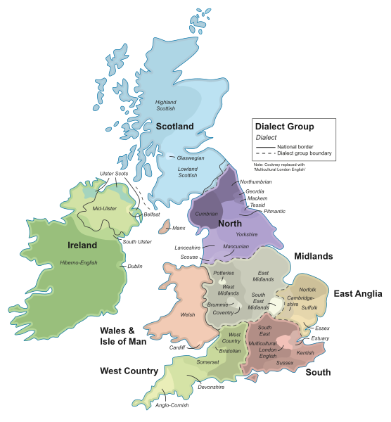 Map of the British Isles