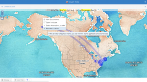 This image shows the dreamscape tool in Voyant Tools