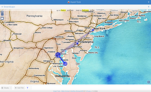 This image shows the dreamscape tool in Voyant Tools