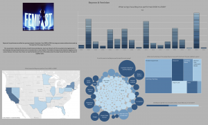 This visualization interprets the timeline of performances by Beyonce.