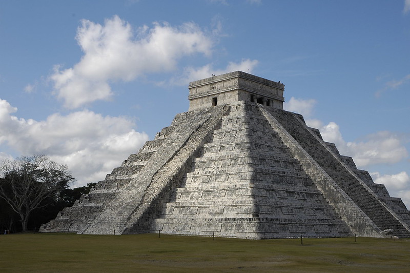 Chichen Itza, a ruined ancient Maya city occupying an area of 4 square miles 