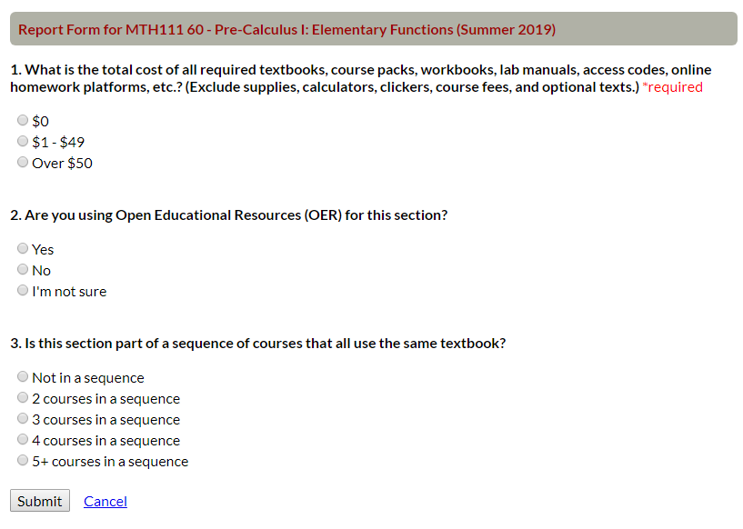 2019 CSRF Question Design